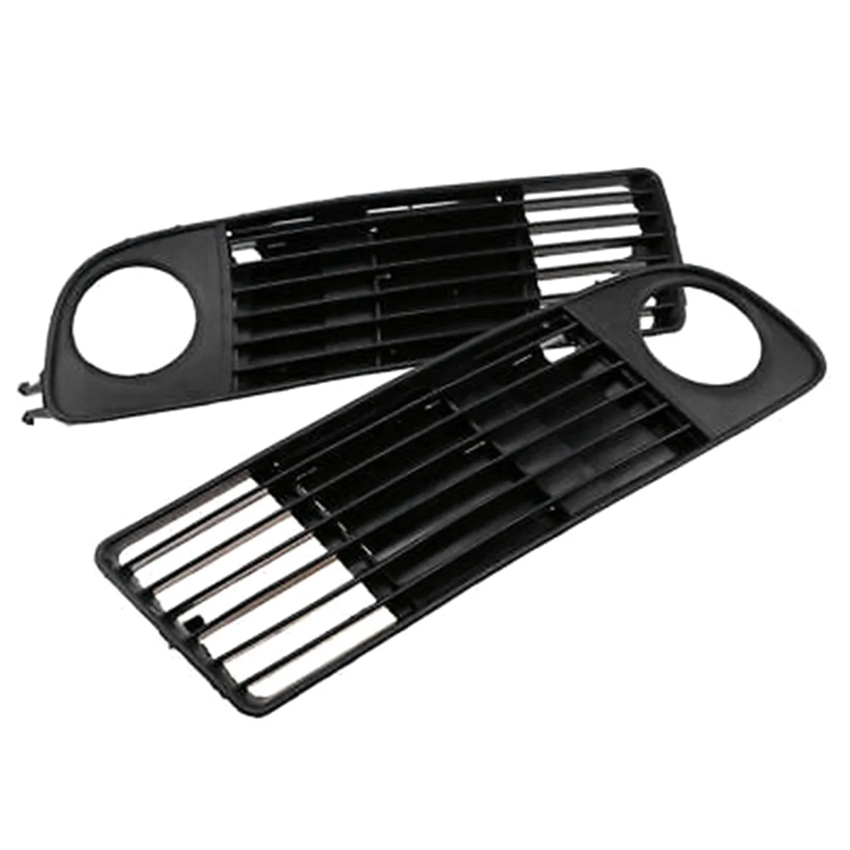 Automobile Front Bumper Fog Lamp Grille Fog Lamp Frame Cover for Audi A6 C5 1998-2001 4B0807682S 4B0807681S