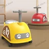Baby Car Shaped Toilet Portable Non-slip Baby Potty Toddler Training Toilet with Rollers Multifunctional Toilet Children's Gifts 1