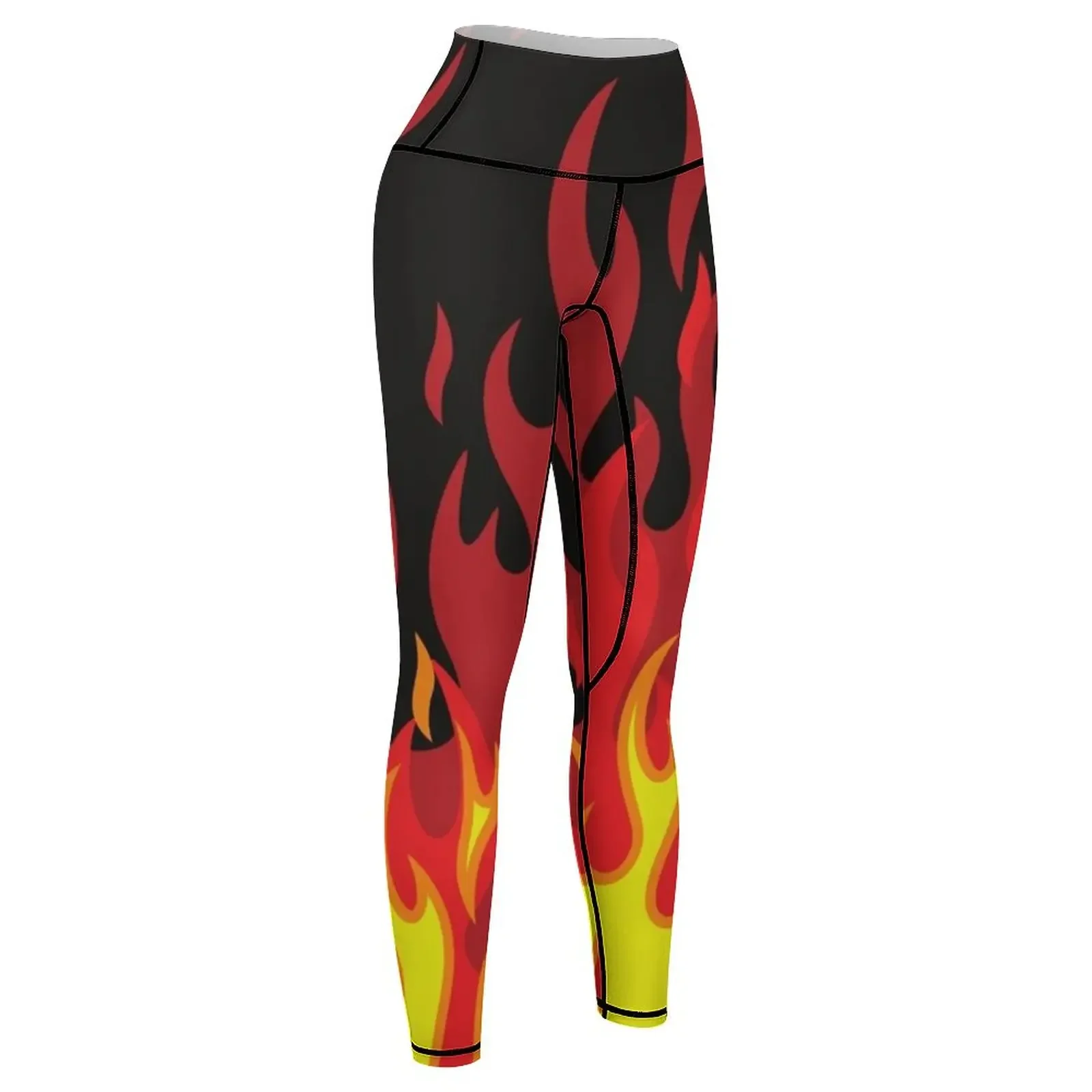 On Fire Mask Leggings Legging sport Sports female Legging sexy woman legging pants raises butt Womens Leggings