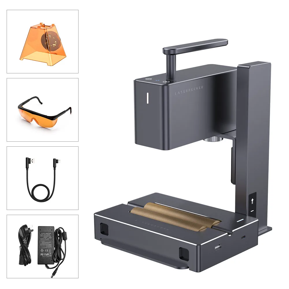 レーザーペッカー2 LaserPecker 2 ポータブルレーザー彫刻機 Amazon.co.jp: レーザー彫刻機,LaserPecker2 小型レーザー刻印機