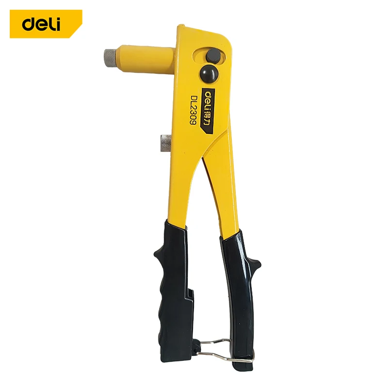 Deli 10.5 Inch Single Hand Blind Rivet Guns Nose Piece Manual Riveting Riveter Tool Hand Tool 265mm 5