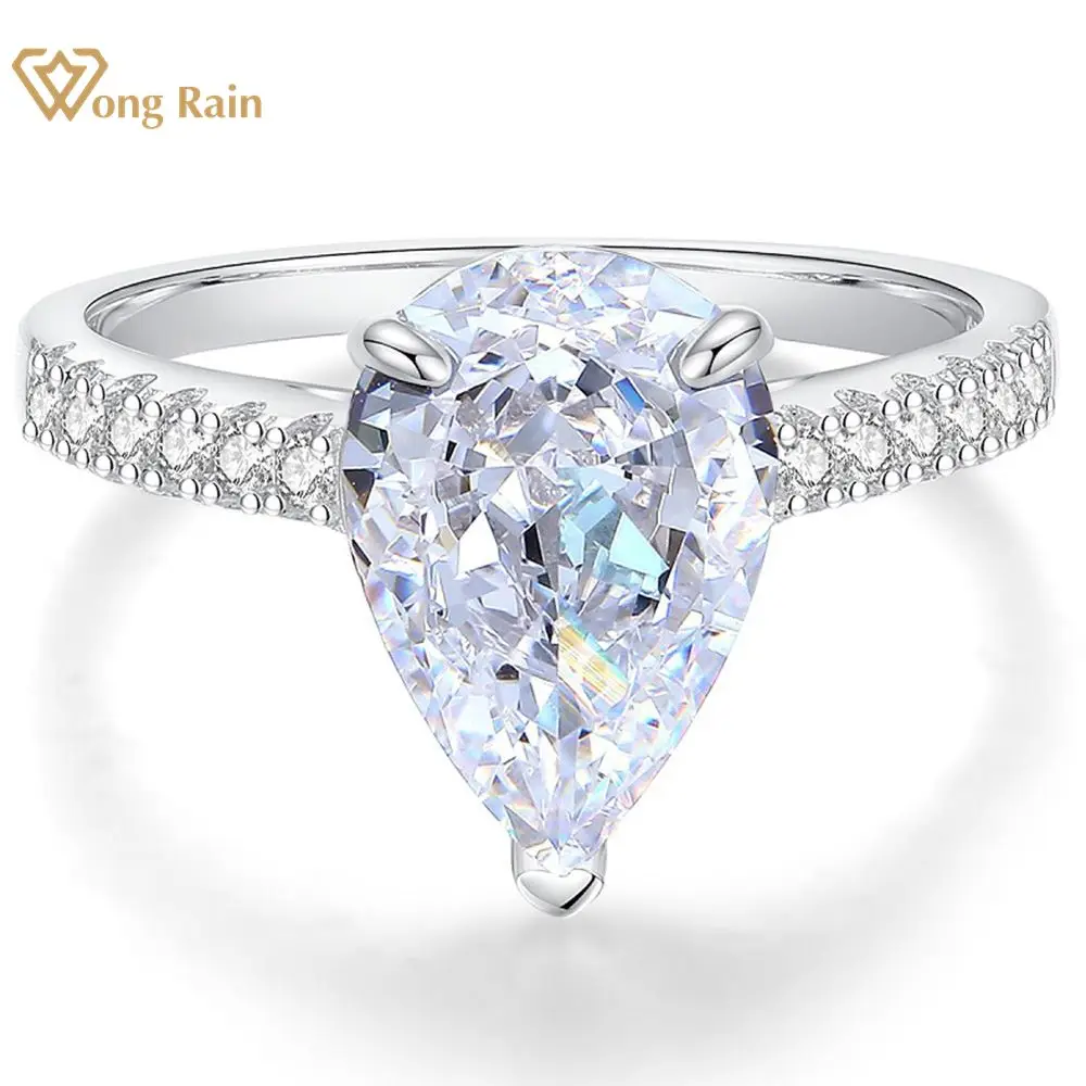 

Wong Rain 925 Sterling Silver Crushed Ice Cut Lab Sapphire High Carbon Diamonds Gemstone Wedding Engagement Ring Fine Jewelry