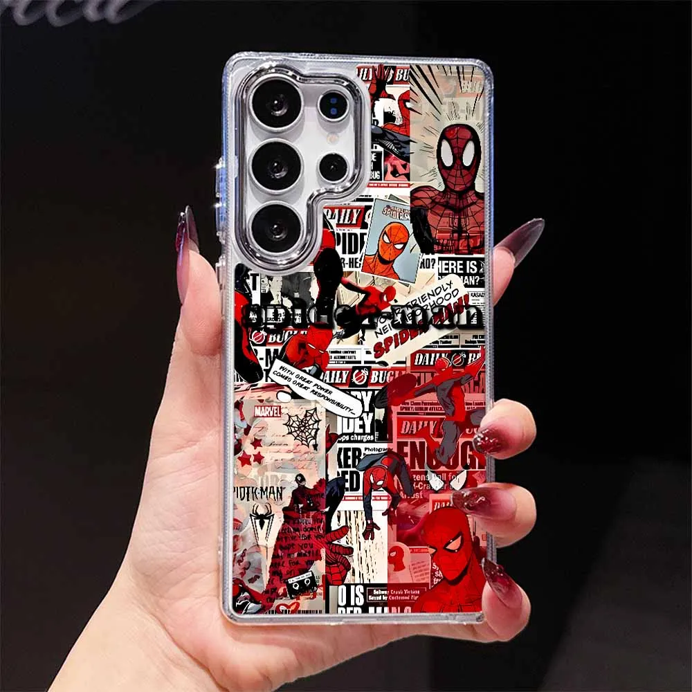 Spider-Man Anime Transparent Soft Phone Case