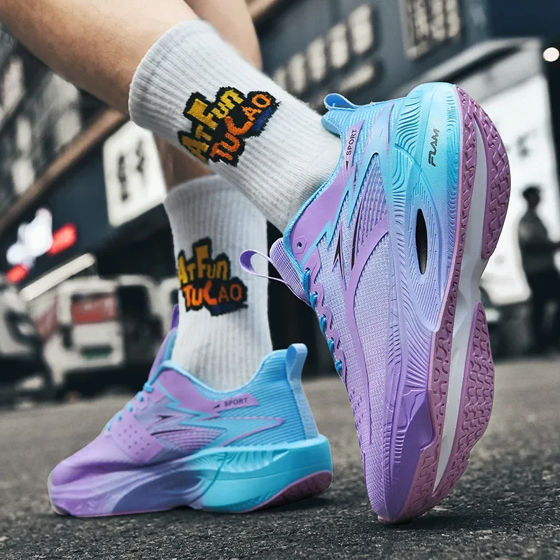 High Quality Sport Men Women Casual Platform Running Sneakers Men's Trainer Breathable Walking Basketball Shoes_vogvips.com