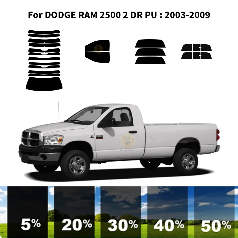 

Нанокерамическая Автомобильная УФ-пленка Precut для окон, автомобильная пленка для окон DODGE RAM 2500 2 DR ПУ 2003-2009