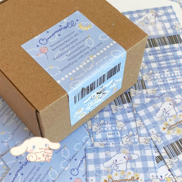 Kawaii Sanrio Labels Sealing Sticky Stickers: Add a Touch of Cute to Everything!