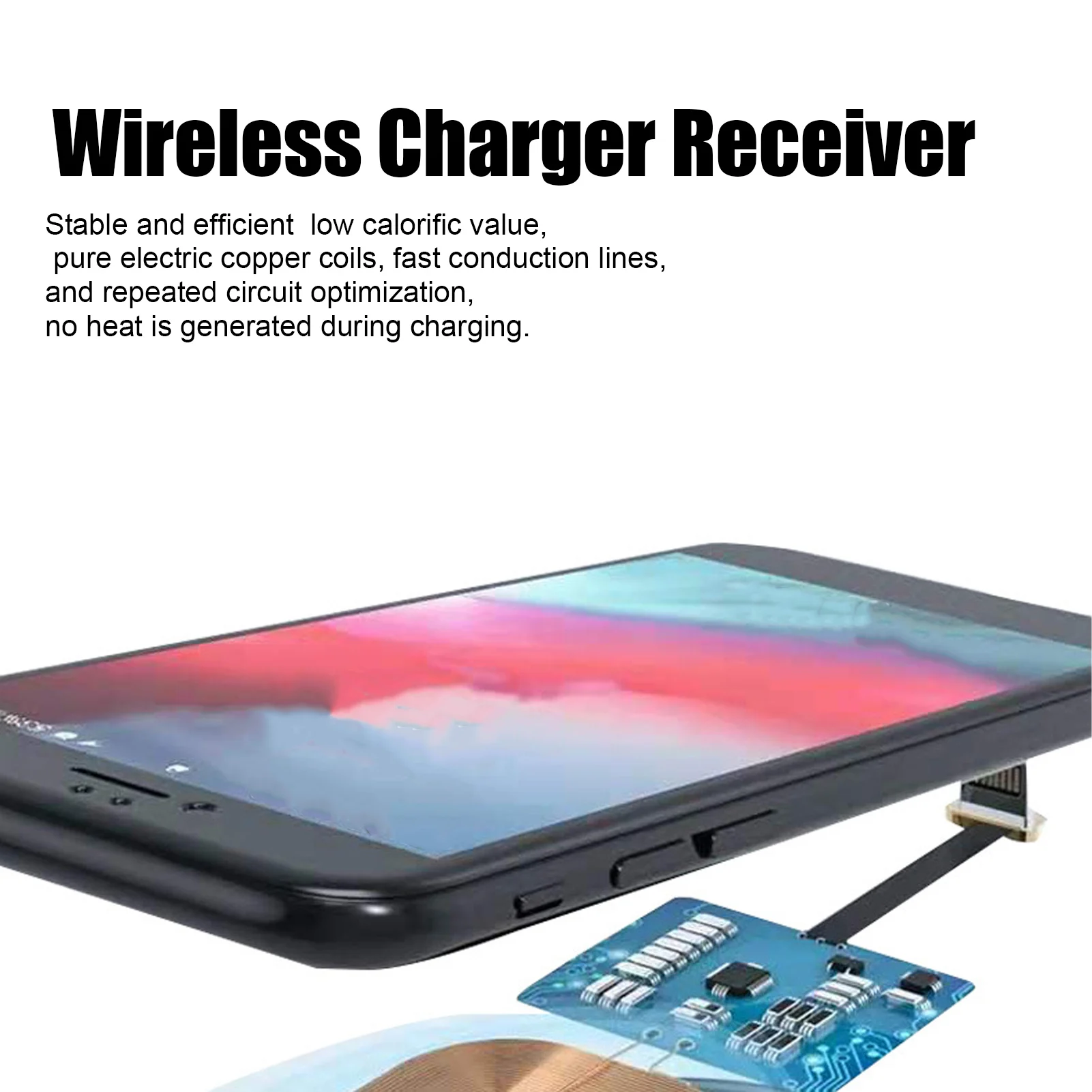 Wireless Charger 10W Fast Receiver Type C for Mobile Phones