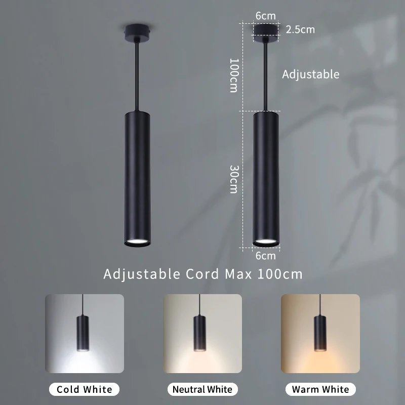 أضواء LED متدلية للغرفة ، مصباح سقف ، تعليق ، إضاء...