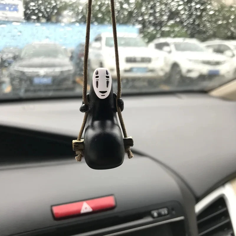 

Cute Anime Car Ornaments Faceless Male Car Pendant Car Rearview Mirror Pendant Birthday Gift Auto Decoraction Accessories