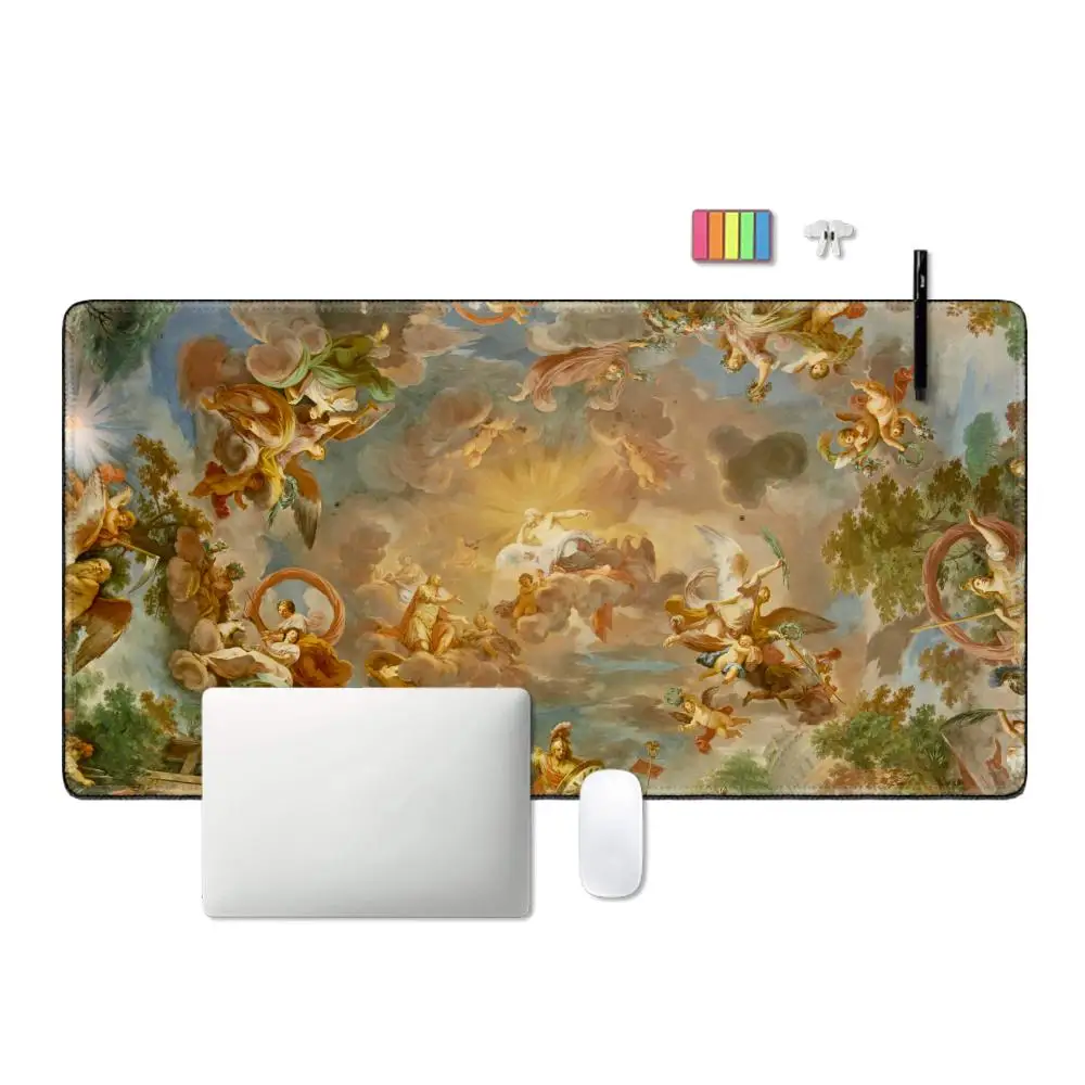 Renaissance art painting Mousepad Mouse Mat With Pad gaming accessories Prime Gaming XXL Keyboard Pad Stitch Padding Mat
