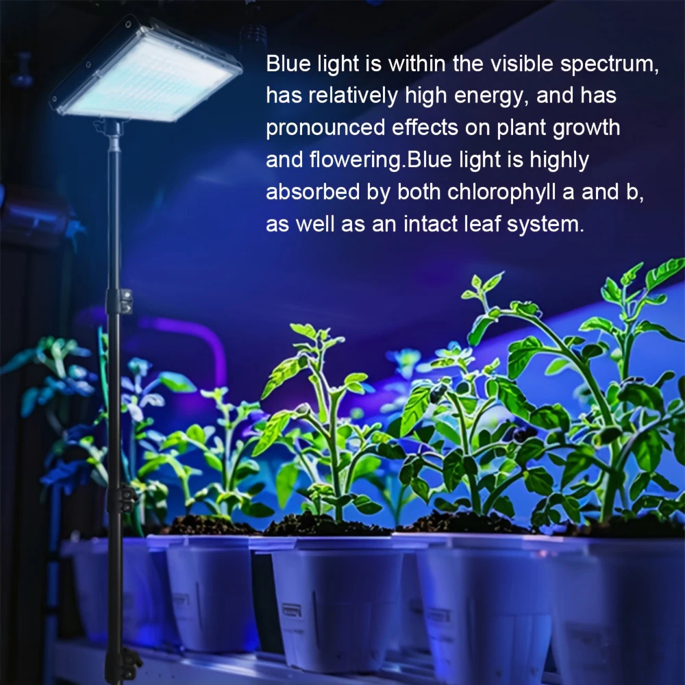 Grow Lights for Indoor Plants, Full Spectrum LED Plant Growing Lamp - Timer, Adjustable Brightness & Tripod Stand, LED Grow Lamp