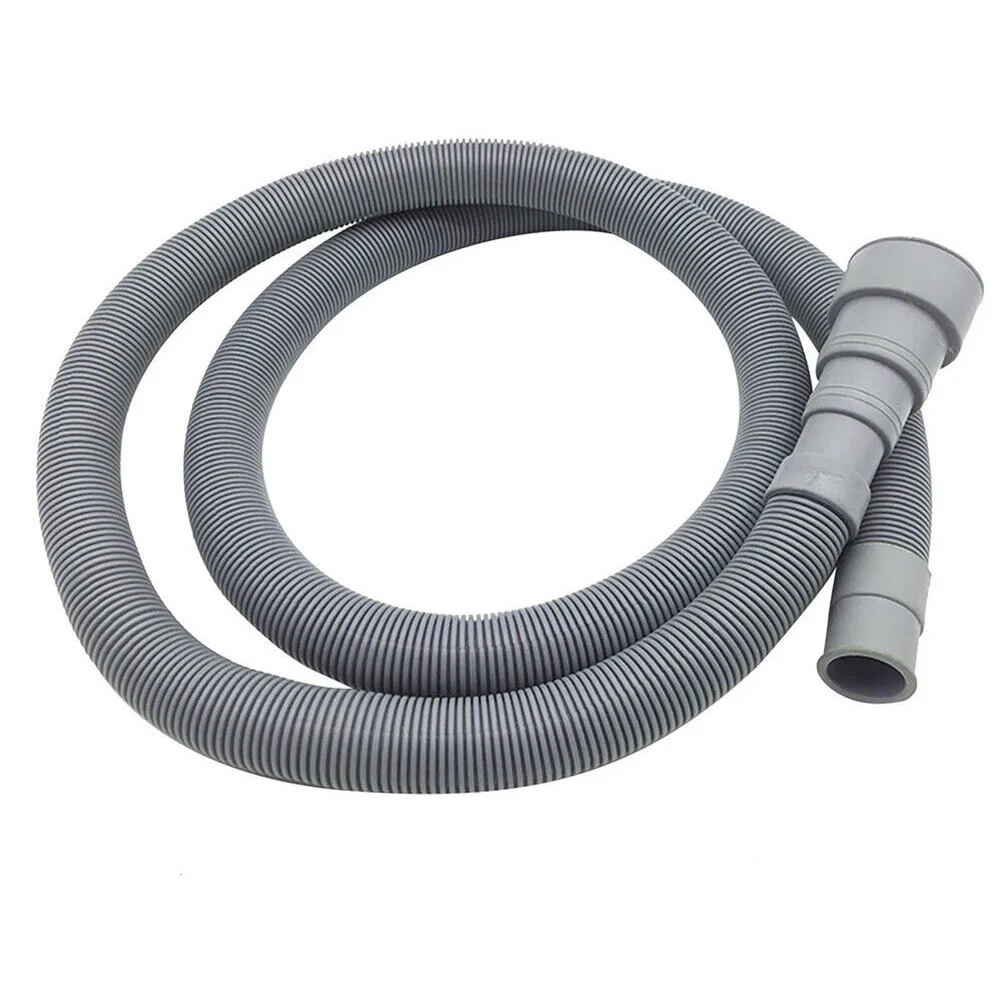 Water Pipe 70/150/200cm Drain Pipe Washing Machine Dishwasher Drain Waste Hose Extension Pipe With Hose Clamps Set Wash Machine Accesories