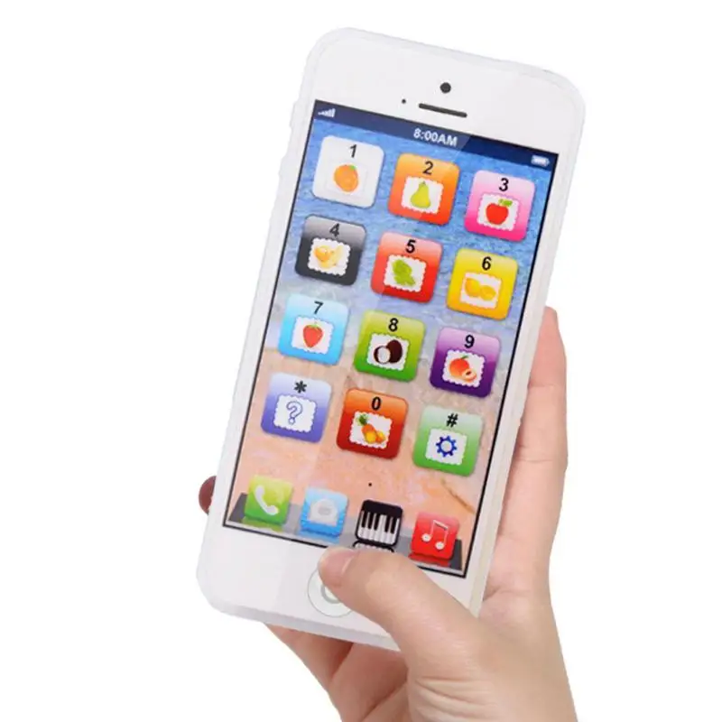 

Baby Simulation Mobile Phone Musical Educational Toys Learning Cellphone With Lights Sounds Phone Toys for Kids Toddler Gift