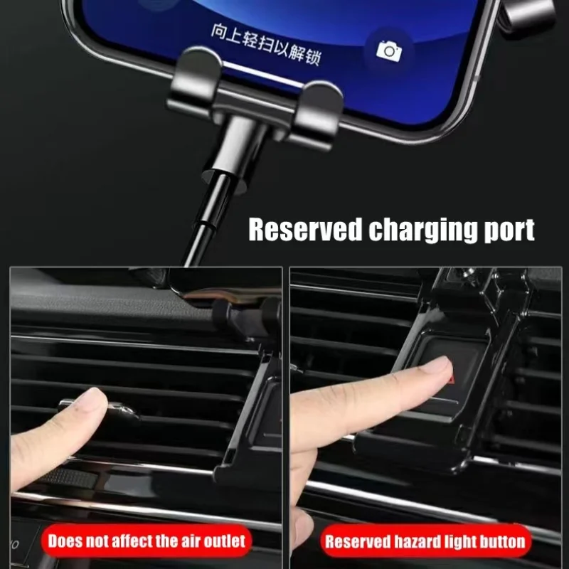 Car Phone Holder For Nissan Navara Styling Bracket GPS Stand Rotateble Mobile Accessories, phone holder, mobile phone holder