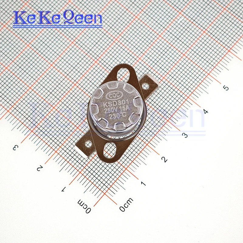 High-Temperature Normally Closed Thermal Control Switch 250V 15A