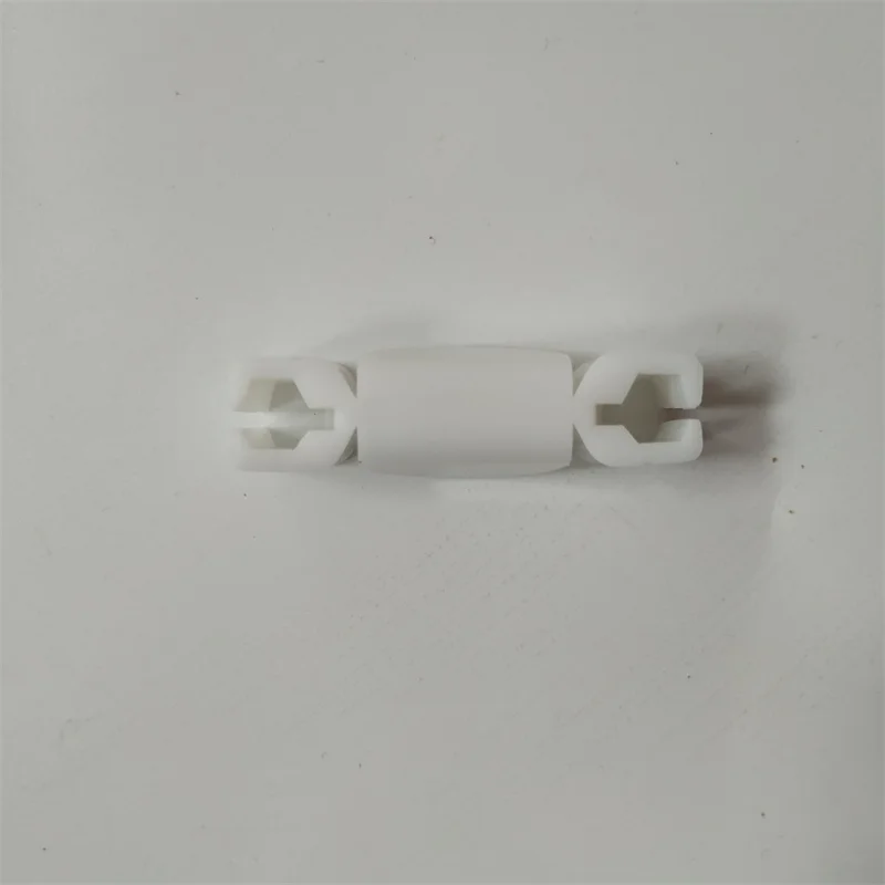 Elevator Door Sliding Guide Shoe Slider Clip KM997109H01 Through-hole Lift White Plastic Parts L43mm for Kone