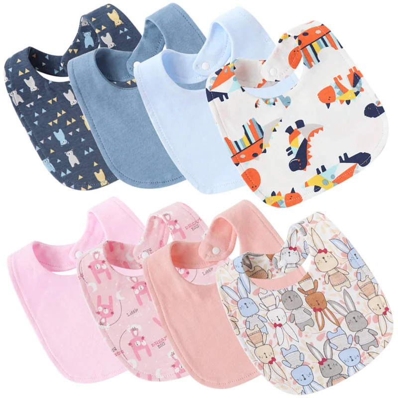Tiny Tide Cartoon Cotton Bib Set/4 3