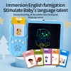 Flash Cards LCD Writing Board Toys Kids To Learn English Alphabet Montessori Games Talking Abc Letters Learning Educational Gift 2