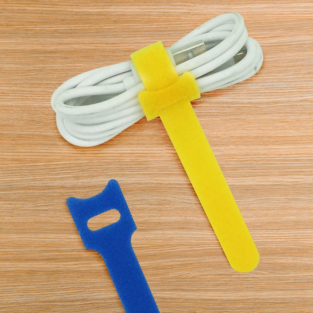 Cable Ties Releasable Wire Organizer Black 15 20 25 30cm Nylon