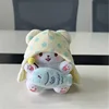 New Cute Marumofubiyori Bear Plush Key chain Kids Stuffed Toys Small Pendant For Children Gifts 10CM 3