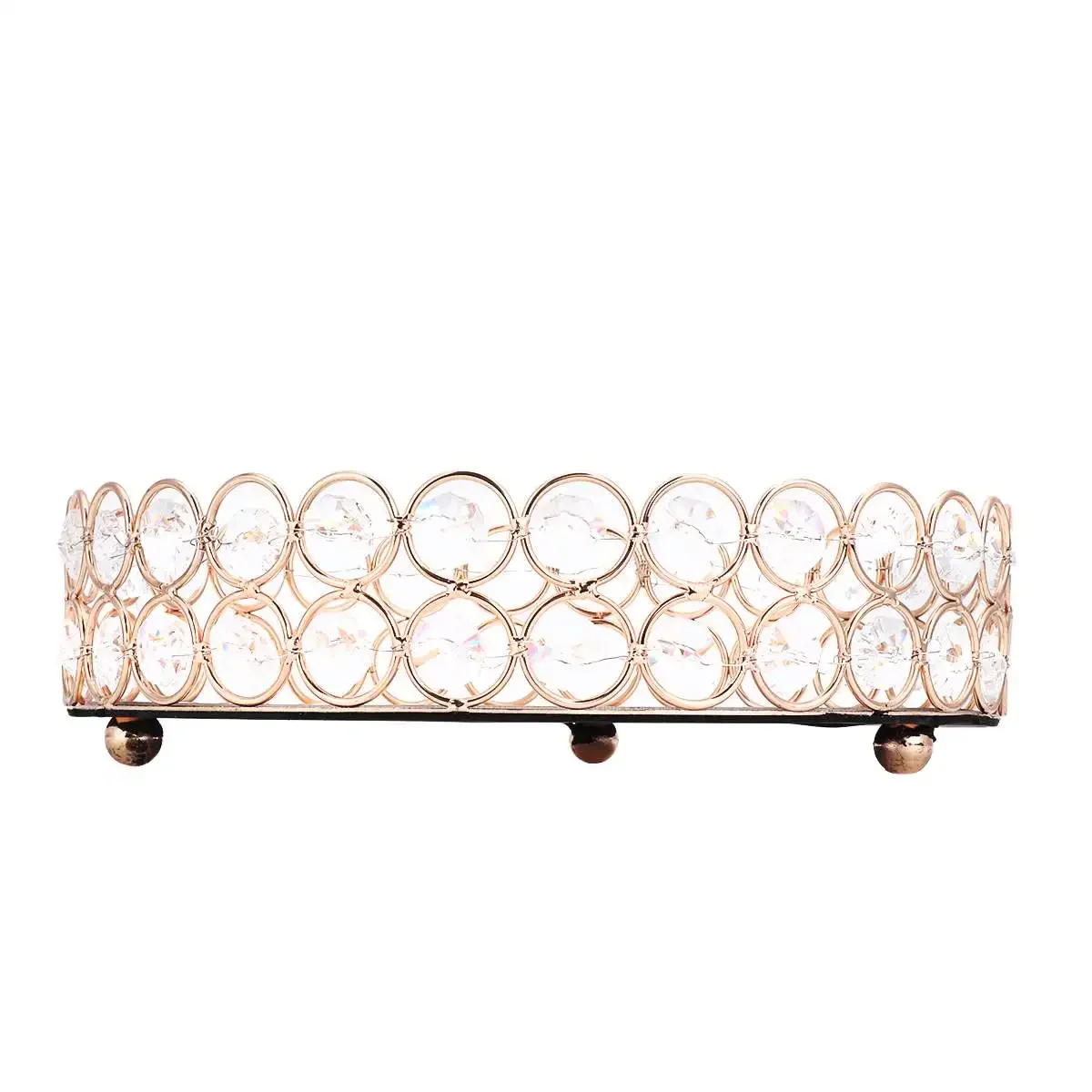 Makeup Tray Storage Baskets Box Home Organizer for Necklace Dessert Plate Tray Jewelry Serving