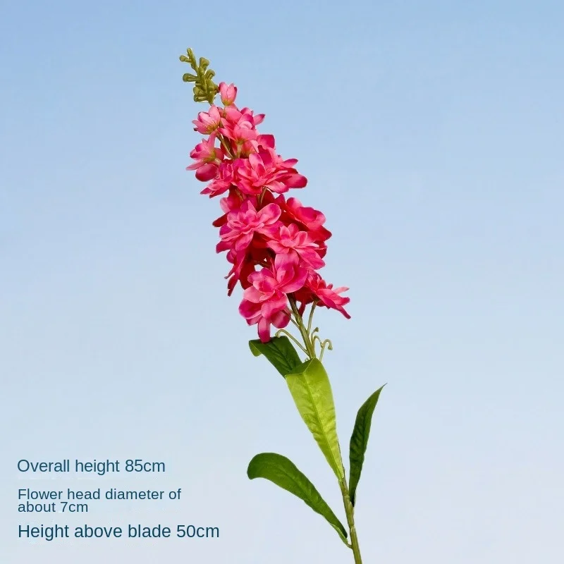 Vibrant Artificial Hyacinth Violet Flower Branch for Autumn Home and Wedding Decoration