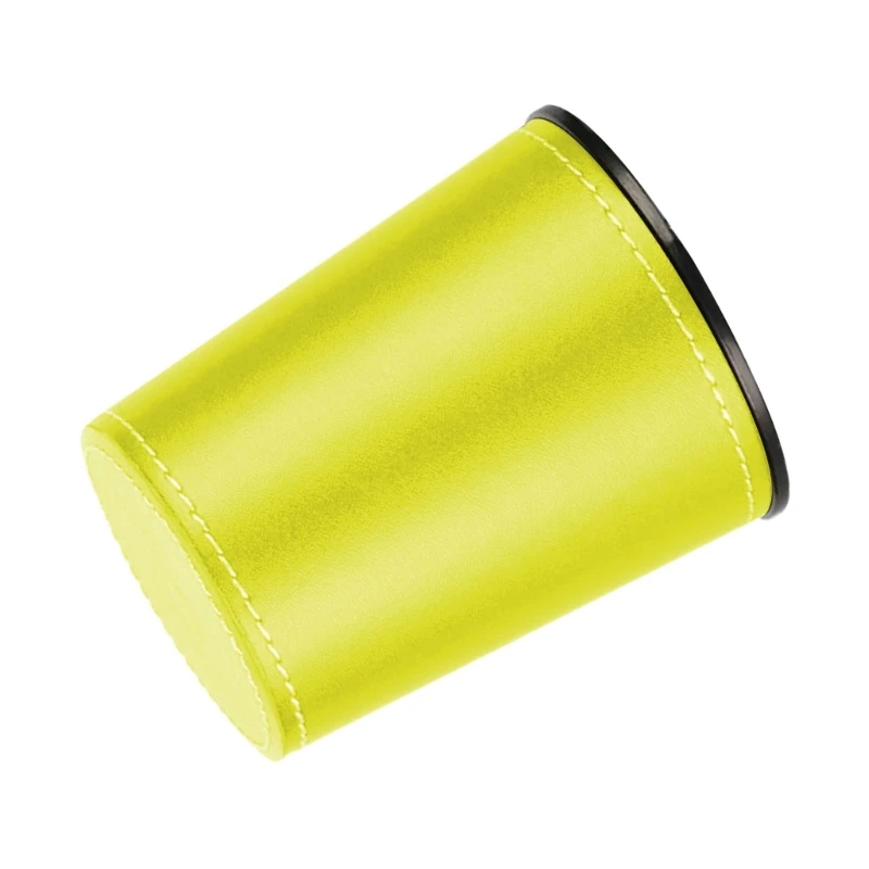 PU Leather Dices Cup Flannel Interior Quiet Shaker Cup Entertainment Dices
