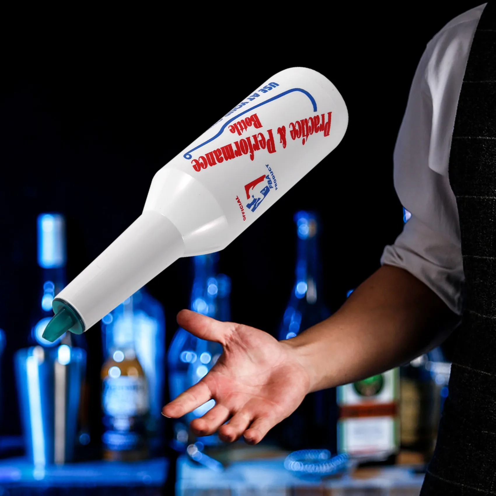 Bottiglia Da Allenamento Per Bartender - Pratica, In Plastica, Per Imparare Mosse Di Flair | Spactz - Foto 13