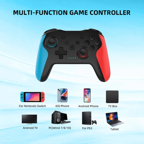 닌텐도 스위치 프로 PC PS3 TV 박스용 오리지널 무선 컨트롤러 BT 조이스틱 게임패드, NFC 전문 지연 없는 게임패드 2