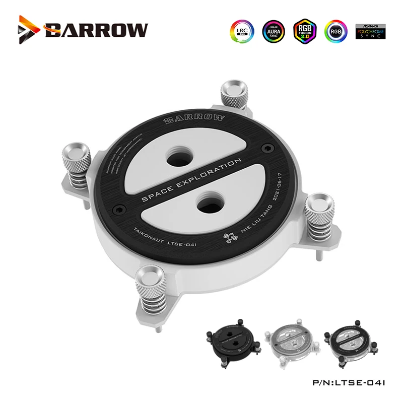 

Barrow компьютерный водяной охлаждающий кулер для процессора INTEL Socket LGA 115X,LGA1200 1700,X99,X299, блок процессора, Φ