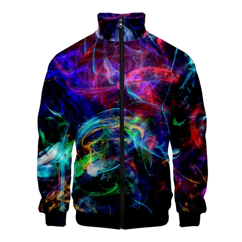

3D Landscape Printing Jacket For Men Winter Colorful Style Graphic Jackets Kid Fashion Streetwear Jacket Women Harajuku Clothing