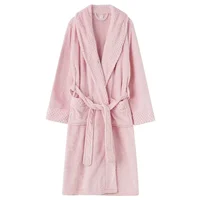Female Autumn and Winter Warm Long Coral Velvet Thick Couple Bath Bathrobes Men Women Pajamas Shower Robe Bath Towels For Adults 6