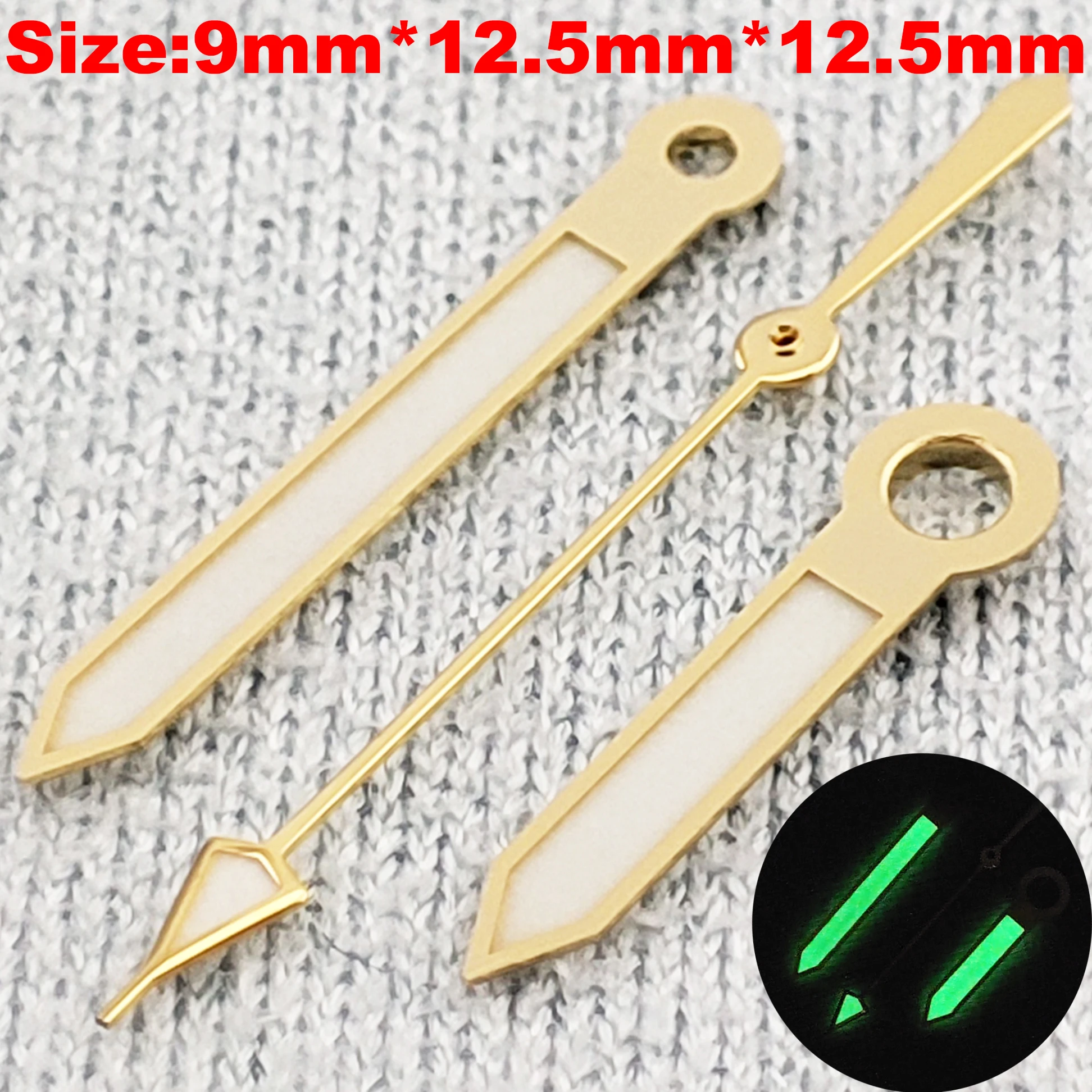 Luminous Multi-Color Watch Hands - Green, Black, Silver, Gold, Rose