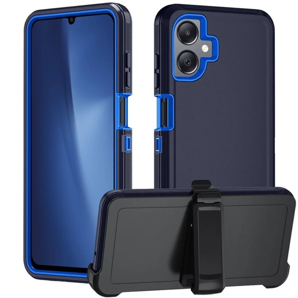 3-Layer Armor Hybrid Ott Case with Belt Clip and Defender PC Cover