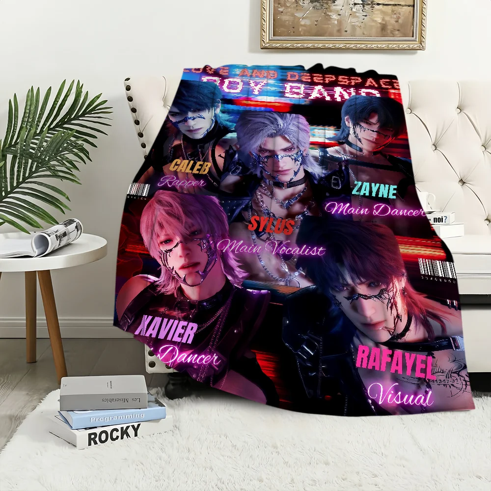 Flannel warm comfort soft plush blanket Zayne for sofa art living Deepspace room office Caleb Sylus bedroom Love travel and gift 6