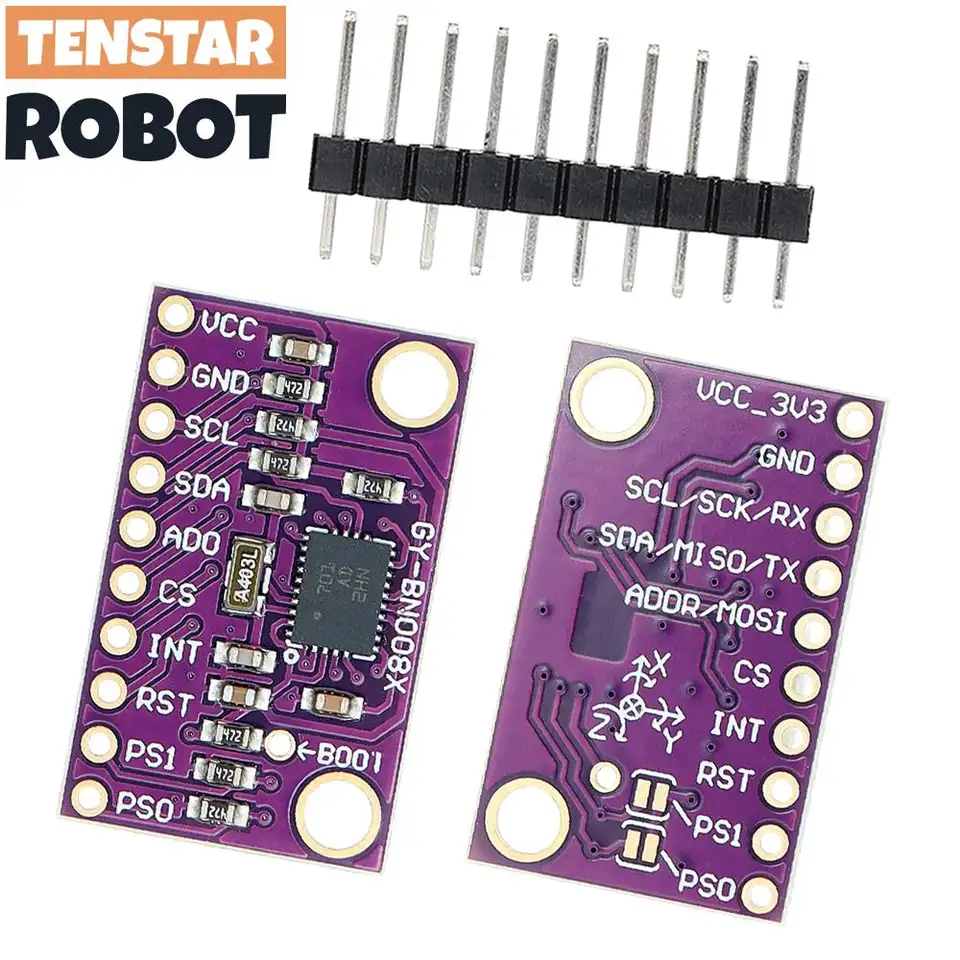 TENSTAR BNO085 AR VR IMU High Accuracy Nine-Axis 9DOF AHRS Sensor Module GY-BNO085 image 3