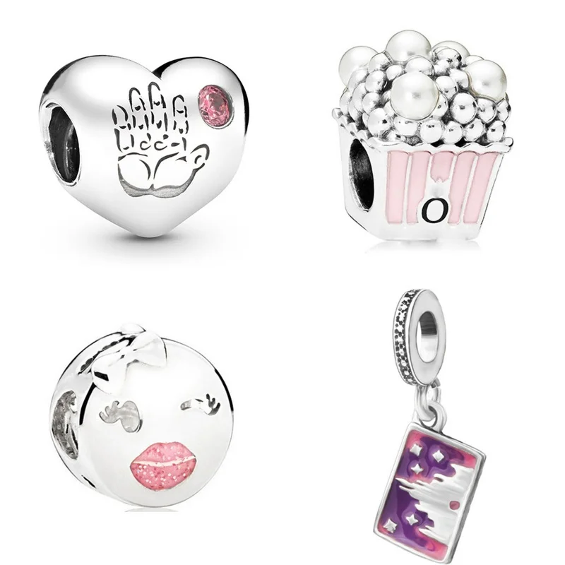 

New Christmas Series Tree Apple Charms Bead Accessories Bracelet Pendant Fit Origina Pandora DIY Fine Jewelry Lady Gifts Party