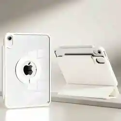Enhanced Magnetic Smart Tablet Cover - Sleek and Versatile Design for Pro 13 - in M4 M5 (Cream White)