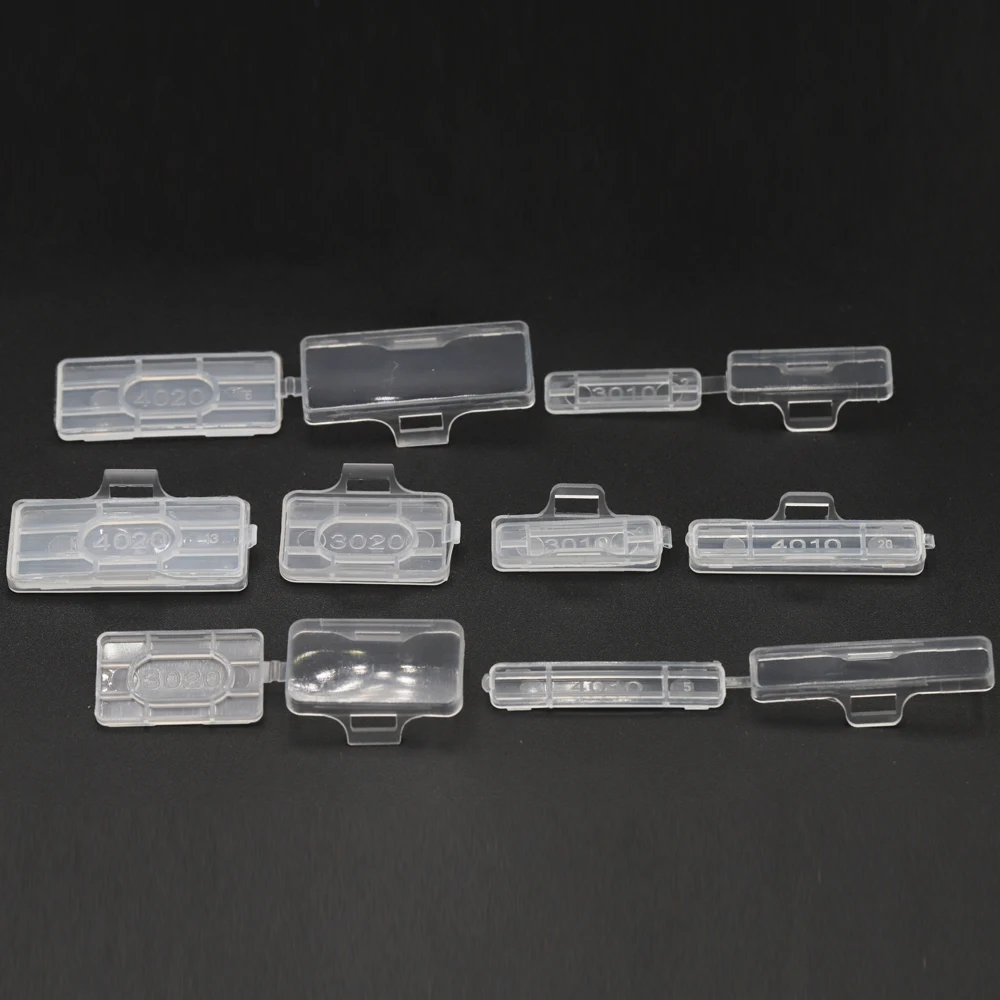 Cable Organizer 3010 3020 4010 4020 Plastic Transparent Clear Waterproof Wire Sign Cable Tie Marker Labeled Display Identification Tag Box