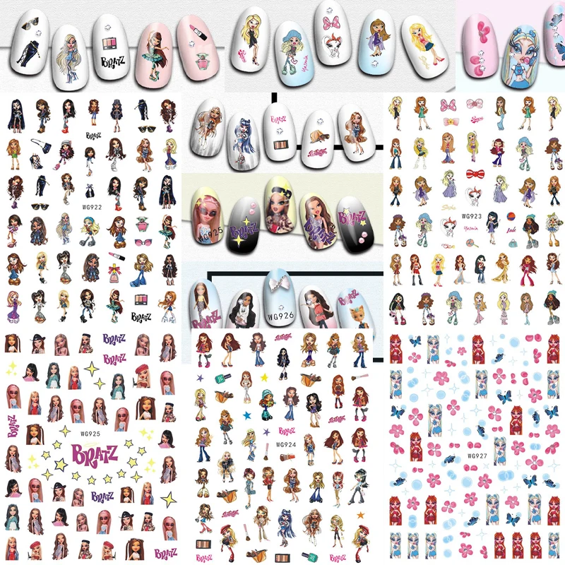 1PCS3DDisneyAnimeDollNailStickersNailArtDecorationDIYMickey