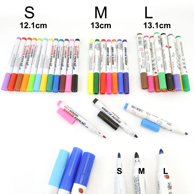 8/12 Colors Magical Water Painting Pen Set, Water Floating Doodle/graffiti  Drawing Early Art Education Pens For Kids, Magic Whiteboard Marker - Temu