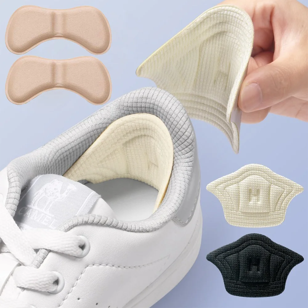 2 Pc Insoles Patch Heel Pads for Sport Shoes Adjustable Size Antiwear