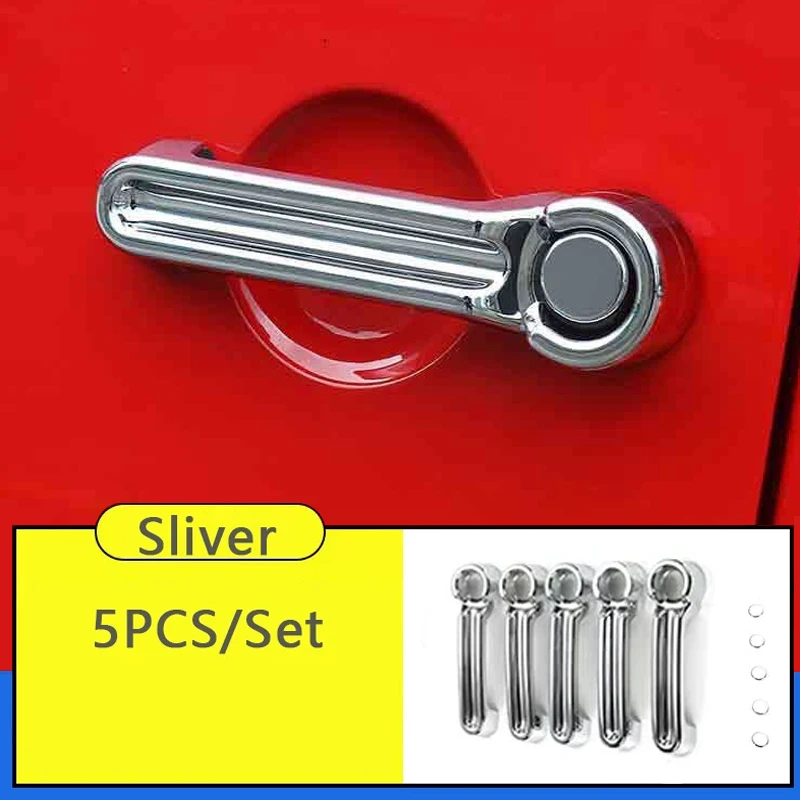 ABS Plastic Door Handle Cover Kit For RAM 2009-2015, Jeep Commander 2006-2011, Grand Cherokee 2005-2010 – 8 Piece Set