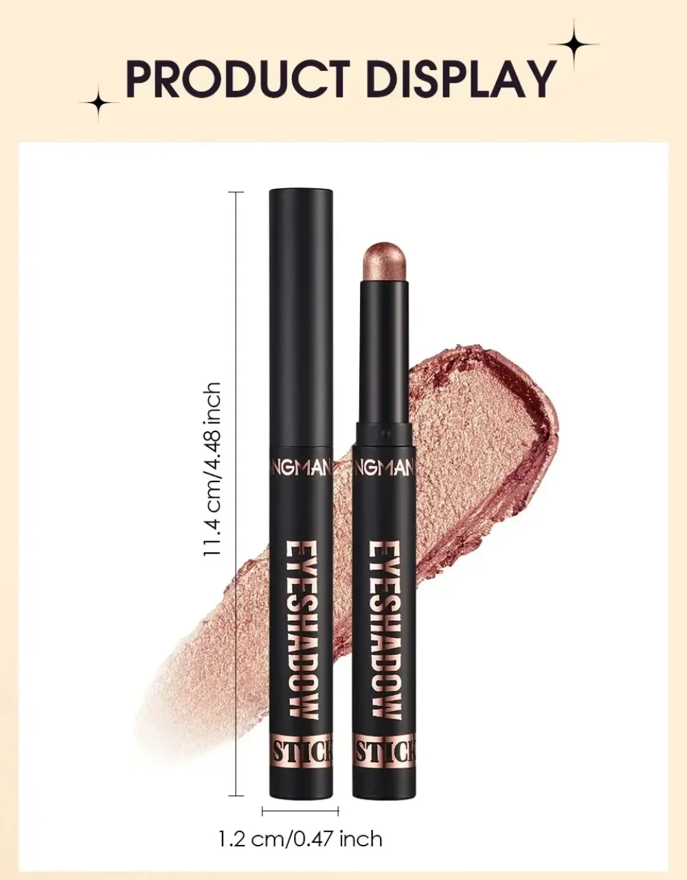 1Pc Eye Shadow Stick Single Explosion Waterproof Lasting Cross-border Best-selling Eyelashes Smudge Fashion Women Cosmetics