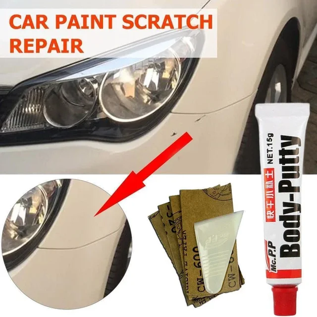 Auto Car Body Putty Scratch Filler Smooth Repair Tools Assistant High-quality Car Body Cratch Repair Tools Set Easy To Use 6