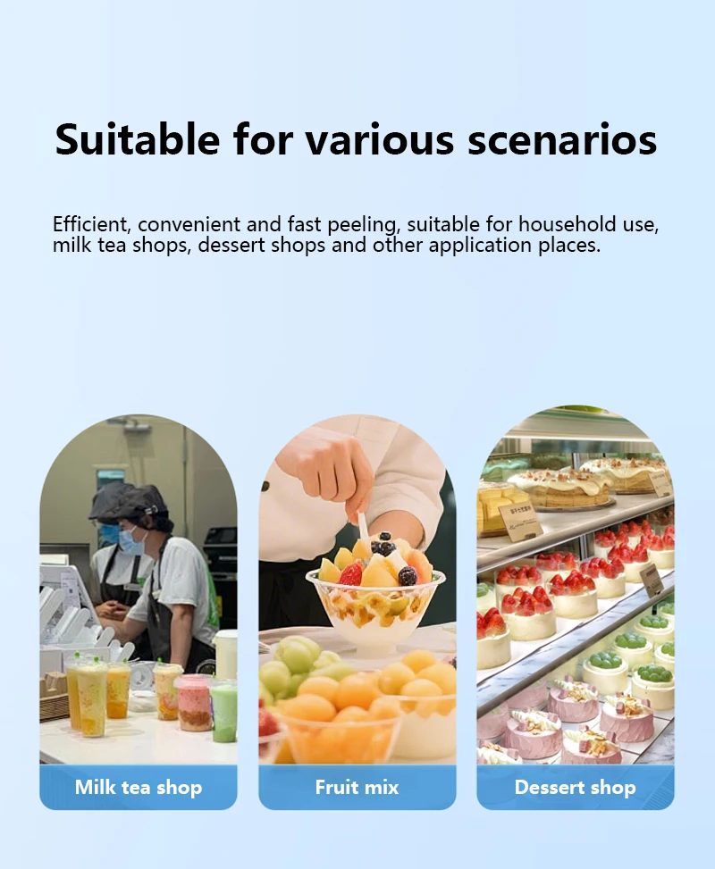 Automatic Electric Fruit Vegetable Peeler Machine For Home Kitchen Commercial Use Rechargeable Portable Grape Tomato Peeler Tool