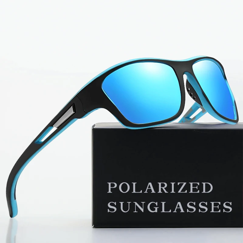 

Polarized Sunglasses Men Fishing Classic Vintage Travel Sun Glasses Shades Eyewear with Cloth and Case Cycling Googles UV400