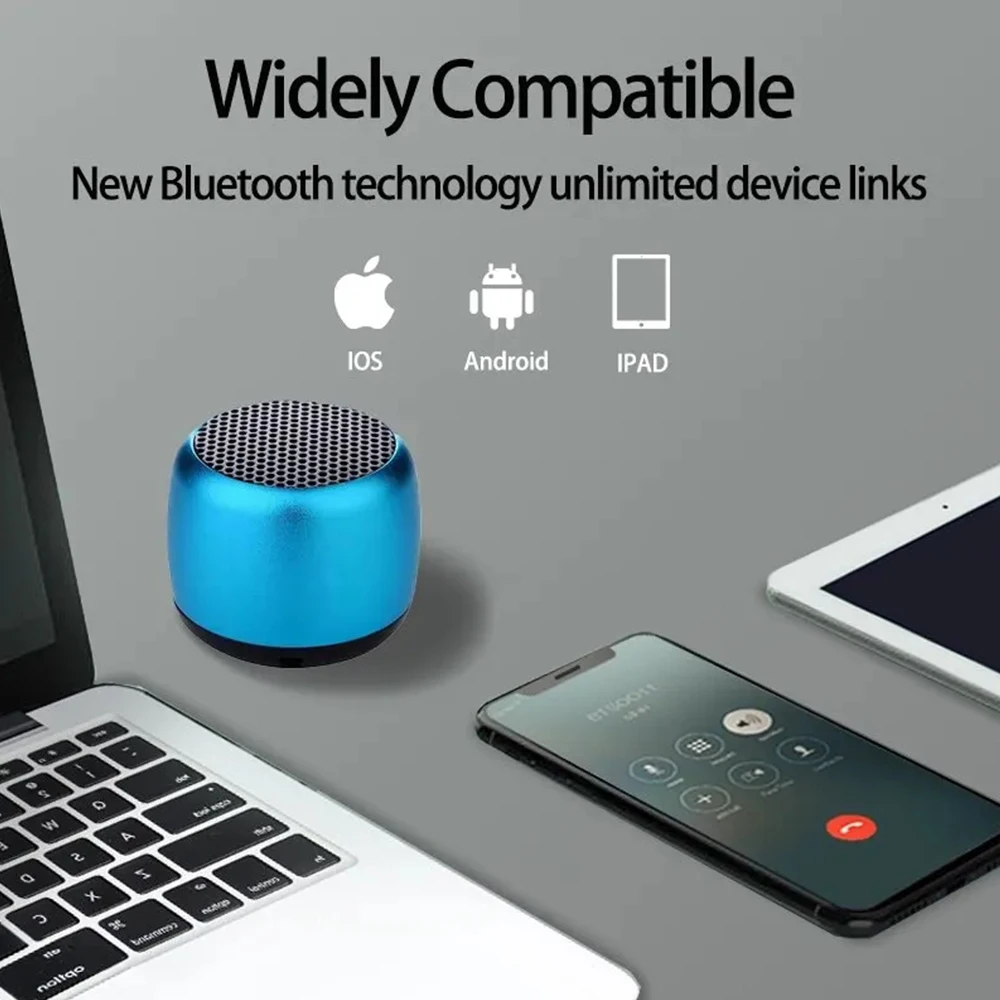 Bluetooth Speaker M1 Portable Bluetooth Speaker Music Stereo Surround Mini USB Outdoor Subwoofer Speaker Audio Player Wireless