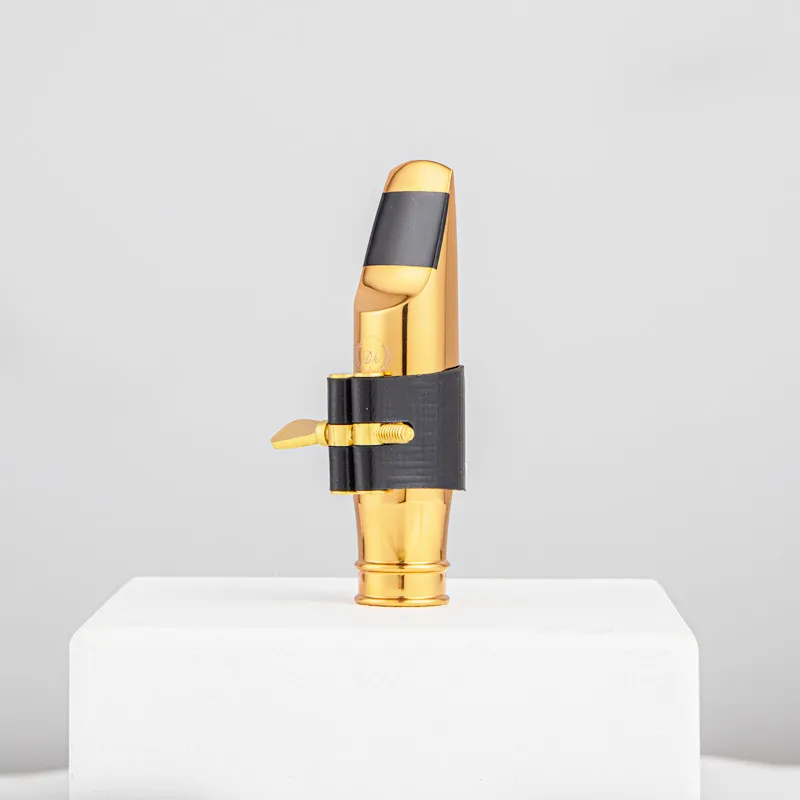 High Quality Professional Tenor Soprano Alto Saxophone Metal Mouthpiece Gold and Sliver Plated Pieces Accessories Size 56789