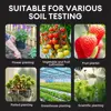 Soil Fertility PH Meter Tester Soil PH Moisture Meter Temperature Sunlight Intensity Measurement Analysis Soil Acidity Test 6in1 6